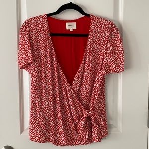 Sezane Floral Blouse